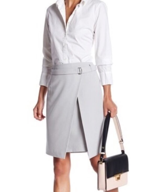 Amanda & Chelsea Dresses & Skirts - Amanda + Chelsea Stylish Gray Skirt, size 4